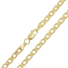 Złota Bransoletka łańcuszkowa splot Rombo 4mm pr. 585